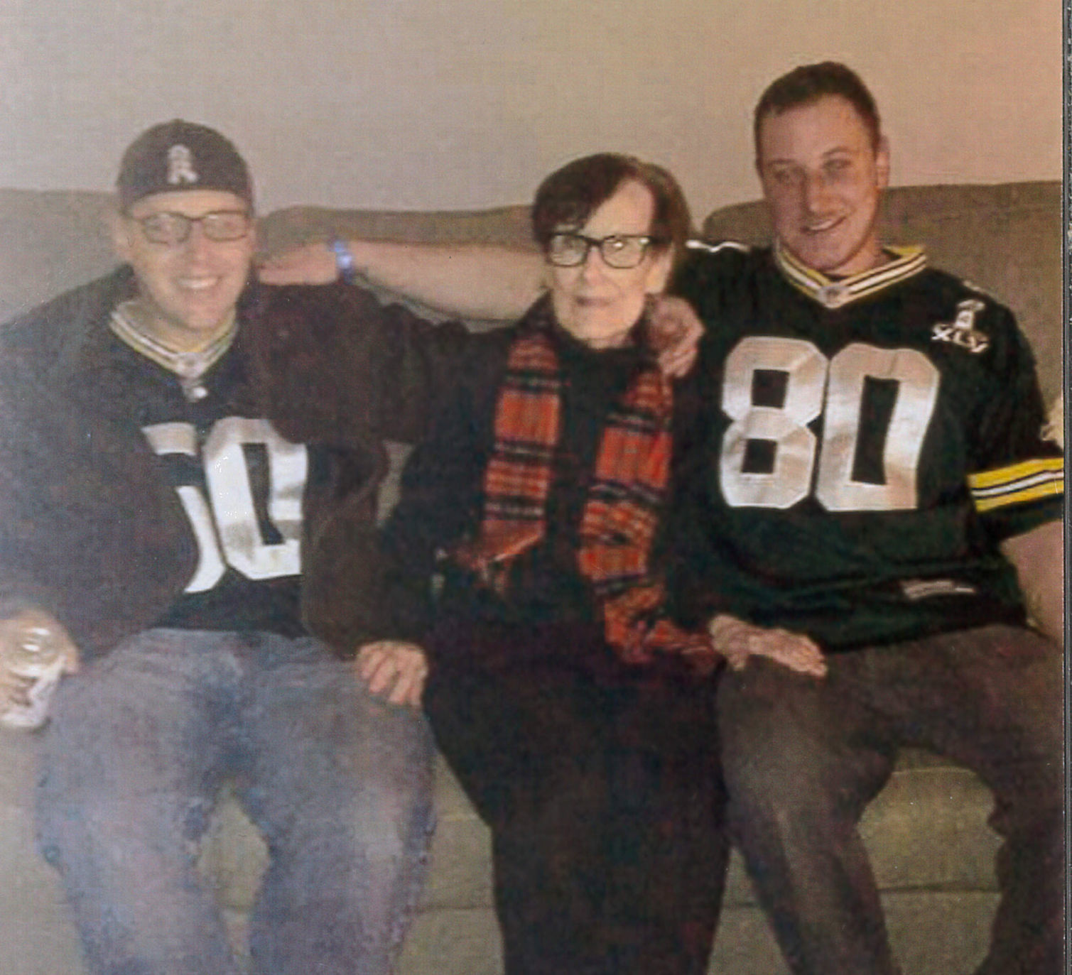 Louise and grandsons